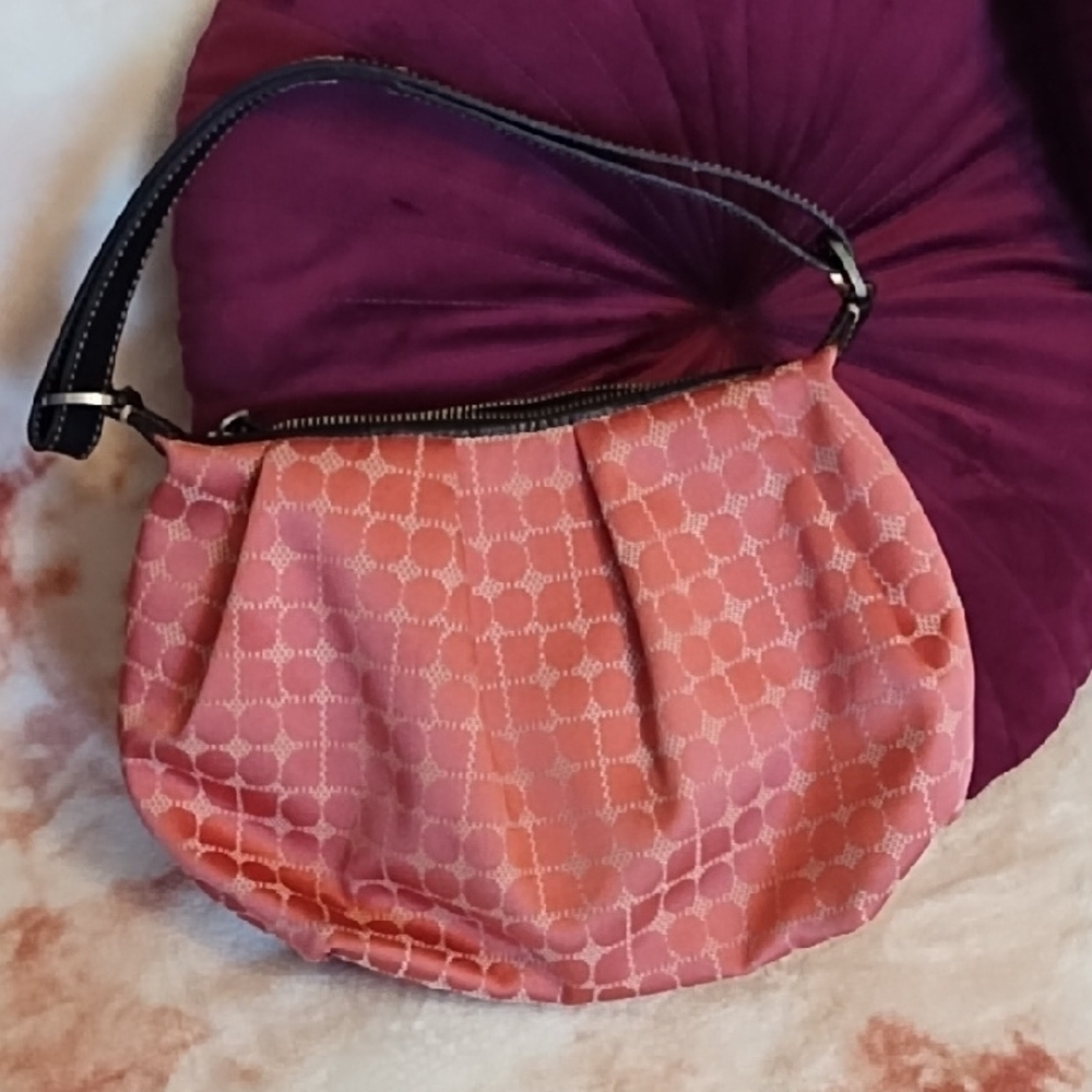 Kate Spade Pink Shoulder Bag with Pleated Design